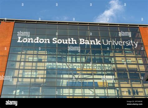 View of the London South Bank University campus in Southwark,London ...