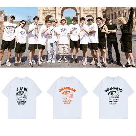 Korean NANA TOUR SEVENTEEN Customized Inspired T-Shirt Popular Tops ...