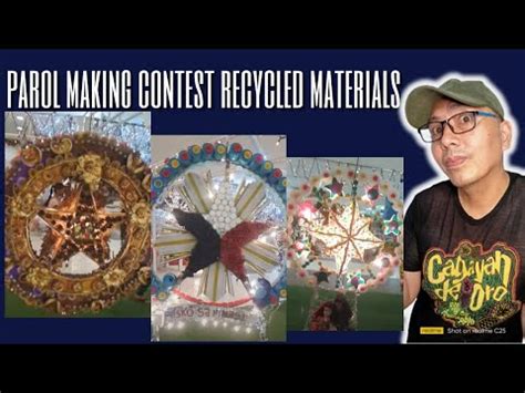 (7) parol making contest recycled materials at ParkMall Mandaue Cebu ...