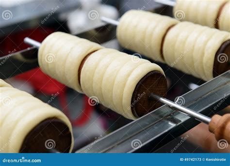 Kurtos kalacs stock image. Image of food, roll, almond - 49742173