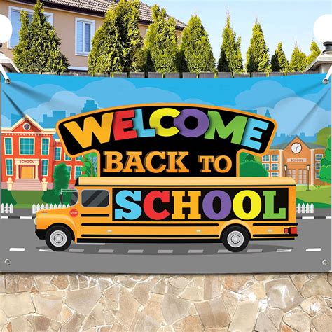 Buy KatchOnXtraLarge, Welcome Back To School Banner - 72x44 Inch ...