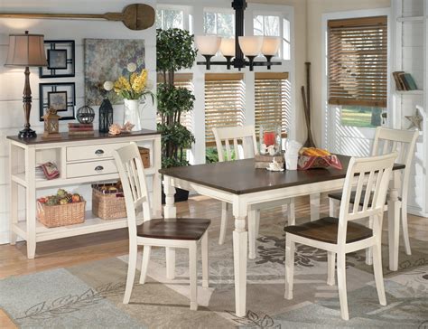 Whitesburg Rectangular Dining Room Set from Ashley (D583-25) | Coleman ...