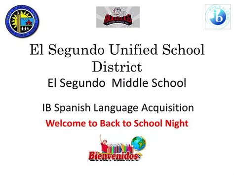 PPT - El Segundo Unified School District El Segundo Middle School ...