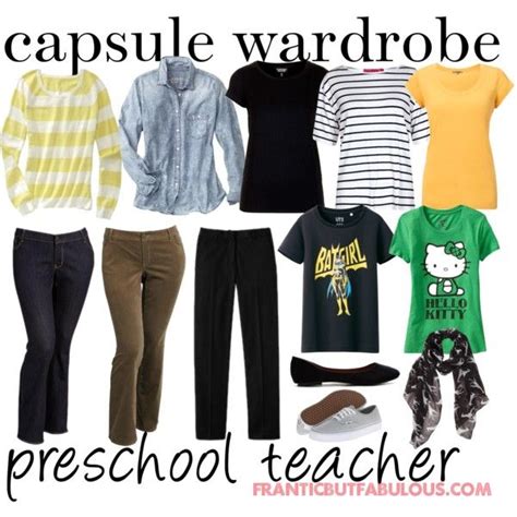 Preschool Teacher Capsule Wardrobe