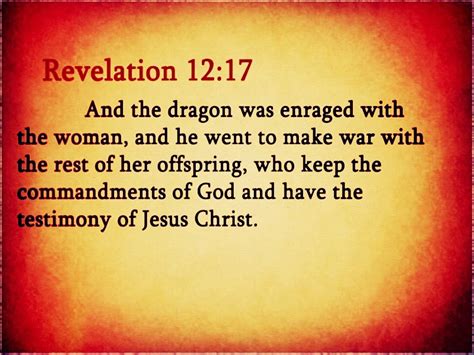 Revelation 12:17 | Revelation 12, Revelation bible, Spiritual quotes