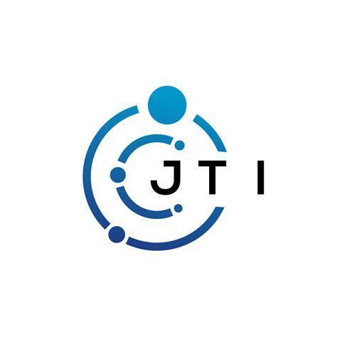 JTI letter technology logo design on white background. JTI creative ...