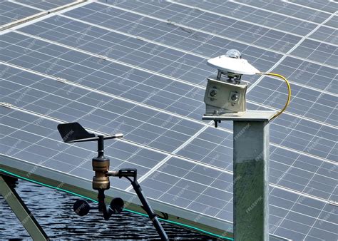 Premium Photo | Pyranometer and anemometer installation for solar ...