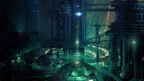 General 1920x1080 science fiction futuristic lights city Sci Fi ...