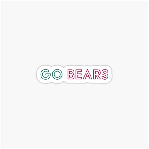 "Go Bears - Washington University (WashU) Sticker " Sticker for Sale by ...