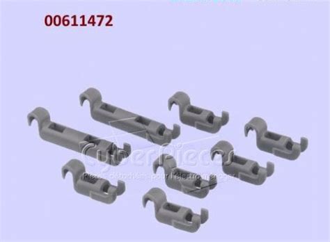 Bosch Dishwasher Lower Rack Clips kit 00611472