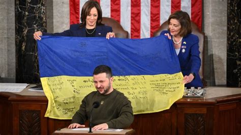 Volodymyr Zelensky tells US Congress Ukraine will 'never surrender' in ...