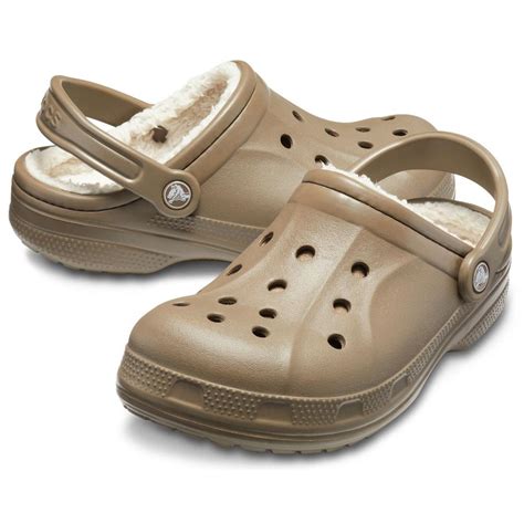 CROCS WOMENS FUR LINED STRAP CLOG - WALNUT | Paul Byron Shoes | Ireland