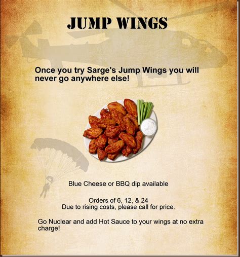 Menu :: Wings