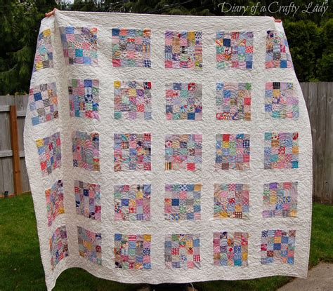 Diary of a Crafty Lady: Antique Quilt Top - Now a Finished Quilt!