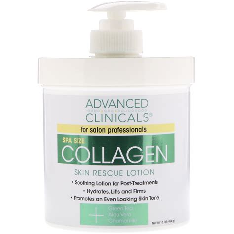 Advanced Clinicals, Collagen, Skin Rescue Lotion, 16 oz (454 g) - iHerb