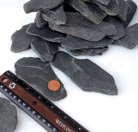 Natural Slate Stone 3 to 5 inch | 5lbs – Small World Slate & Stone