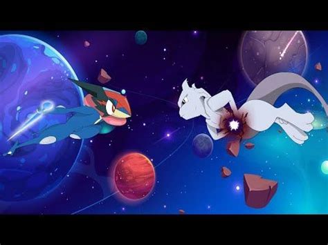 Ash-greninja vs. Mewtwo | Mewtwo, Ash, Shadow