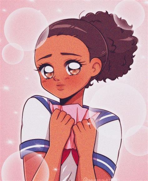 Black Anime Girl FanArt