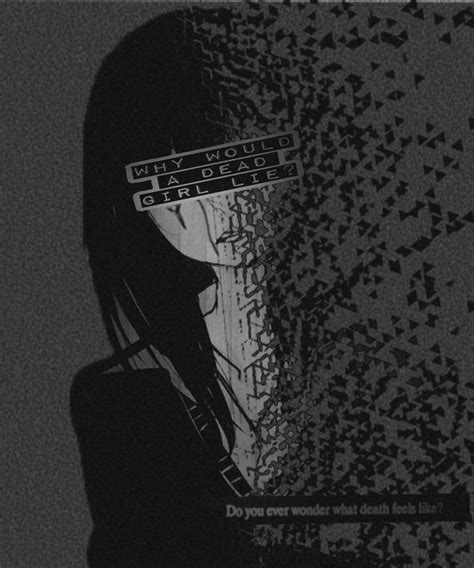 Download Aesthetic Sad Girl Disintegrating Wallpaper | Wallpapers.com