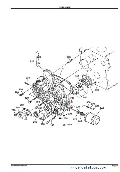 Kubota Diesel Engine D1105 Illustrated Parts List