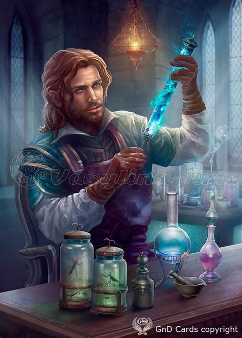 Alchemist- by Vasylina | Fantasy art, Concept art characters, Fantasy ...