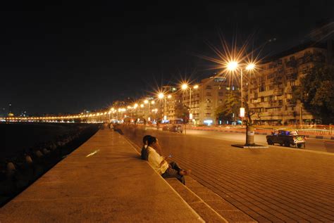 mumbai city night lights | marine drive (shore drive) | Flickr