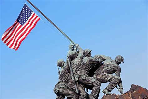 Raising The American Flag At Iwo Jima Photograph by Cora Wandel - Pixels