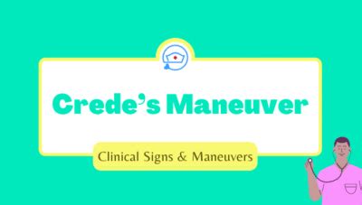 Crede’s Maneuver |Indication |How To Perform - NurseShip