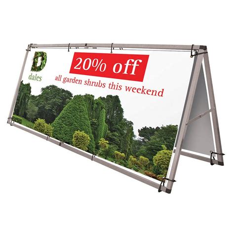 Portable Outdoor Banner Frame