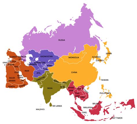 Southeast Asia Map Drawing - Ardyth Mireille