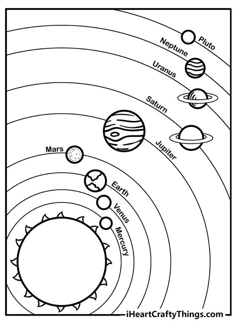 Printable Coloring Pages Solar System