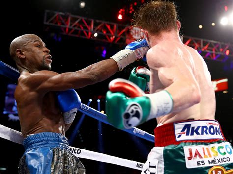 Mayweather vs Canelo: Floyd Mayweather puts on dominating display in ...