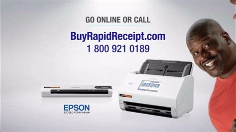 Epson Rapid Receipt Smart Organizer Commercial (Shaquille O'Neal) (01/ ...