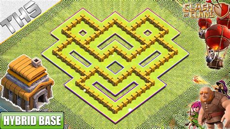 NEW BEST! TH5 HYBRID Base [Defense] with "COPY LINK" | COC Town Hall 5 ...