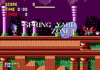 Zone: 0 > Sonic 1 > Spring Yard Zone