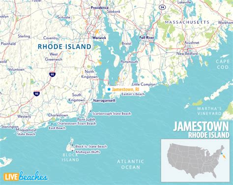 Jamestown Rhode Island Map