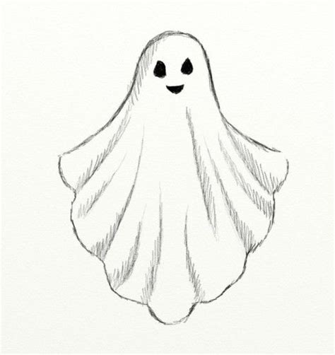 How to draw a ghost | Scary drawings, Easy halloween drawings, Easy ...