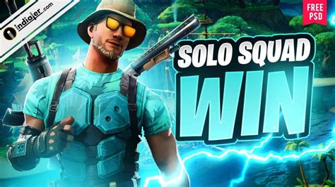 Free Fortnite game Thumbnail Banner Design PSD Template - Indiater