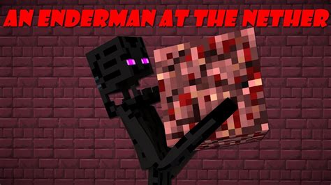 An Enderman At The Nether - Minecraft - YouTube