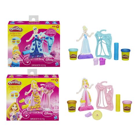 Play-Doh Disney Princess Design A Dress Fashions Wave 1 Set