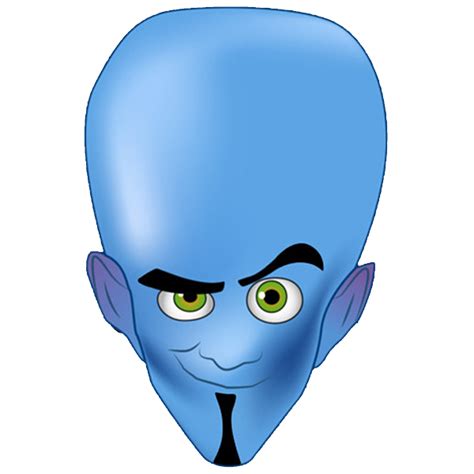 Megamind Head Sticker by Zamira Wulandari - Pixels