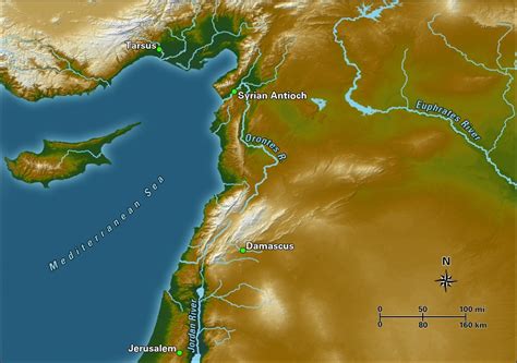 Antioch Map - Bible Odyssey