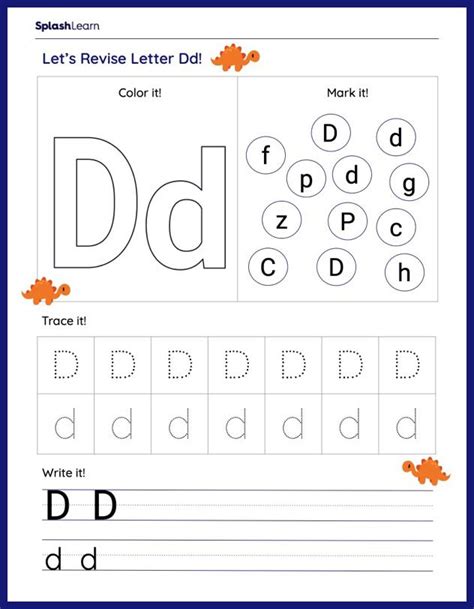 Letter Names Worksheets for Kindergarteners Online - SplashLearn