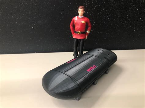 Star Trek II Photon Torpedo Spock Coffin With Hatch Opens Fits - Etsy