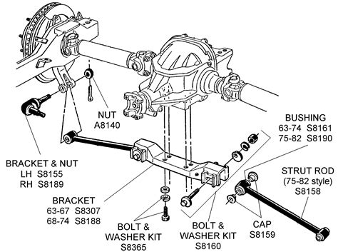 Strut Rod and Related - Diagram View - Chicago Corvette Supply