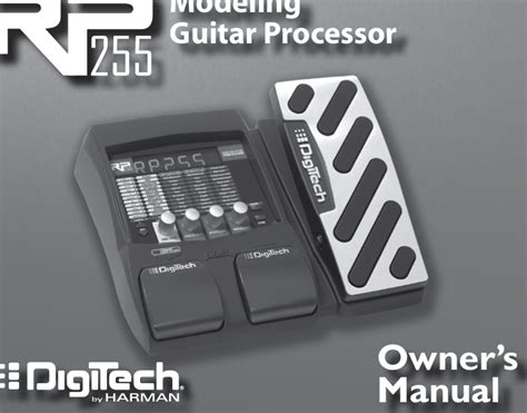 Digitech Rp255 Owner S Manual