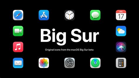 macOS Big Sur Icons