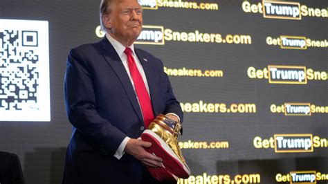 Trump launches sneaker line after court ruling. Check out the price