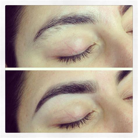 Before and After Brow Shaping and Tint by Brows by Shaila Eyebrow ...