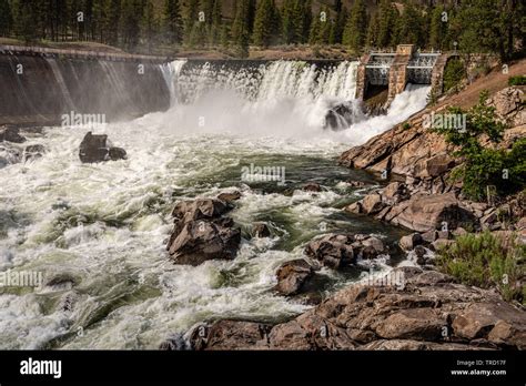 Little Falls Dam On The Spokane River Stock Photo - Alamy